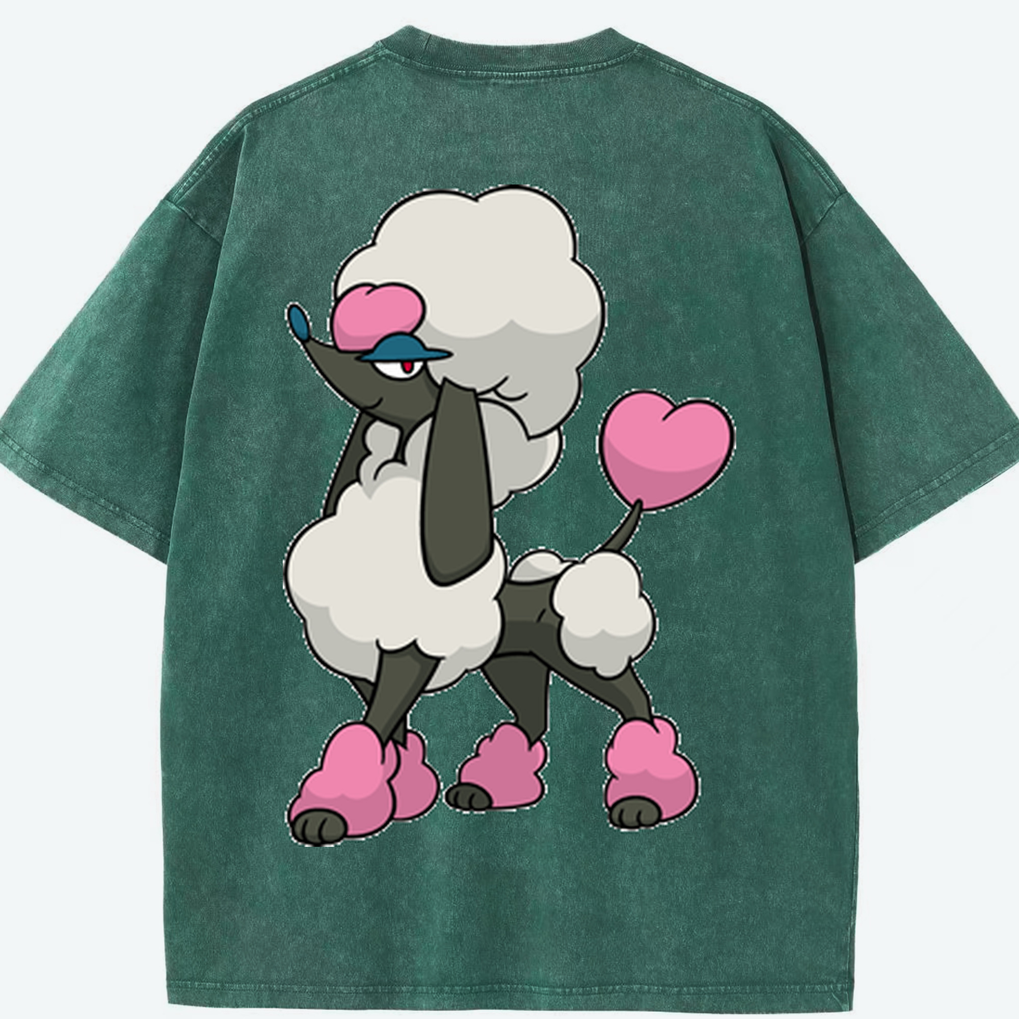 （画像用） ポケットモンスター Pokémon 綿100% ヴィンテージ風 半袖Tシャツ（背面プリント）